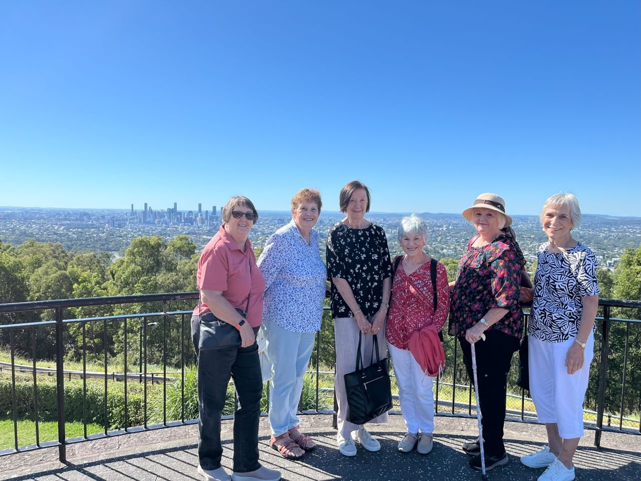 Several members enjoyed a visit to Mt Coot-tha lookout on a stunning day in April 2025