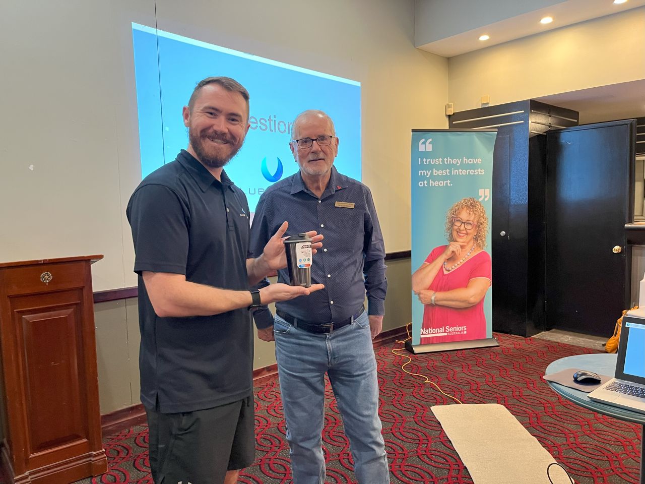 July 2025 - guest speaker Connor Jones from Club Active