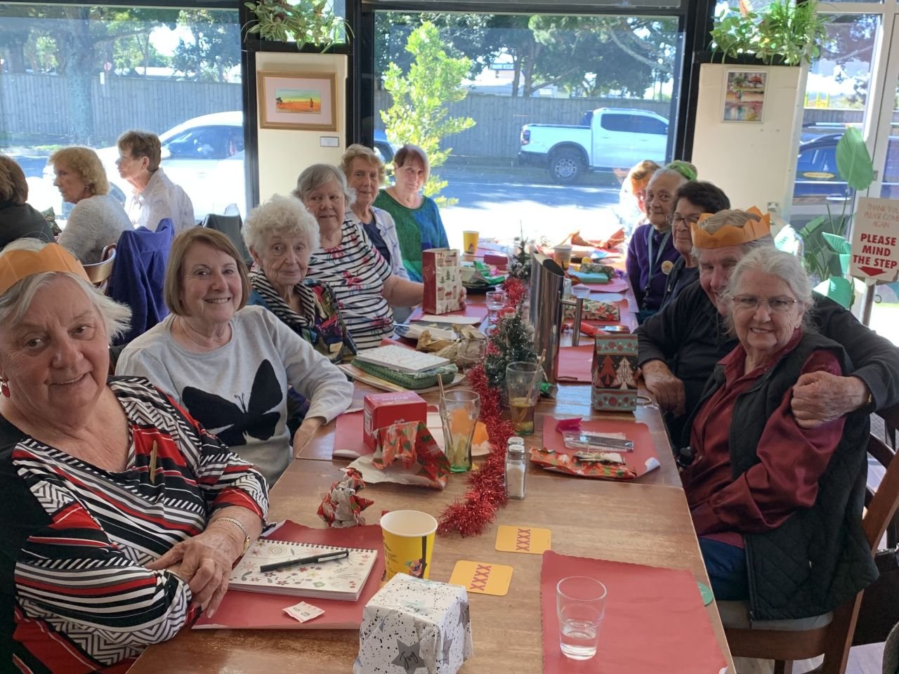 Members & guests enjoyed a "Christmas in July" lunch at the Jacob's Well Hotel in July 2025