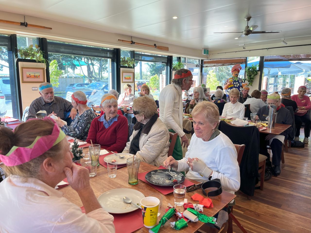 Members & guests enjoyed a "Christmas in July" lunch at the Jacob's Well Hotel in July 2025