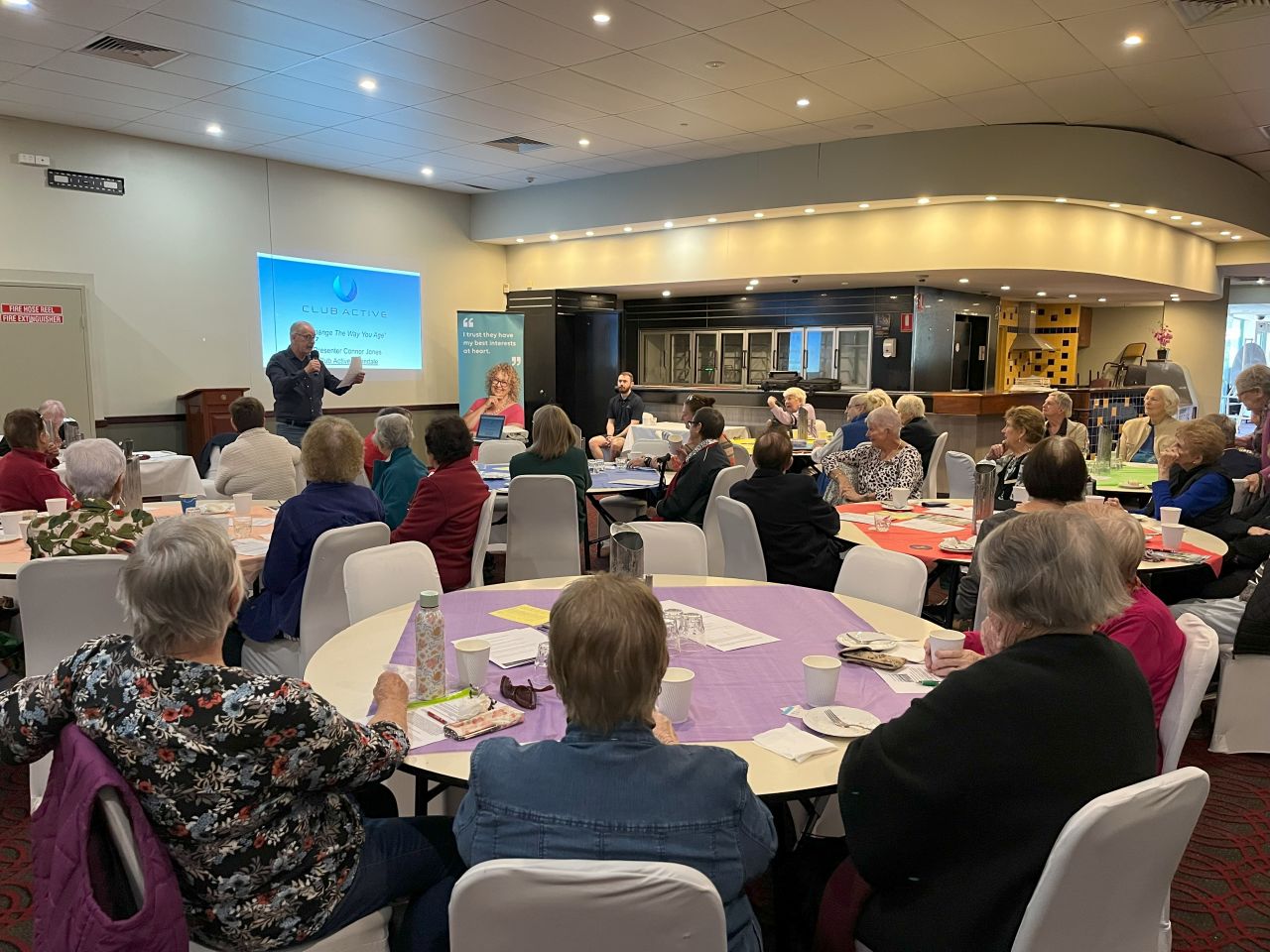 July 2025 - member participating in monthly meeting