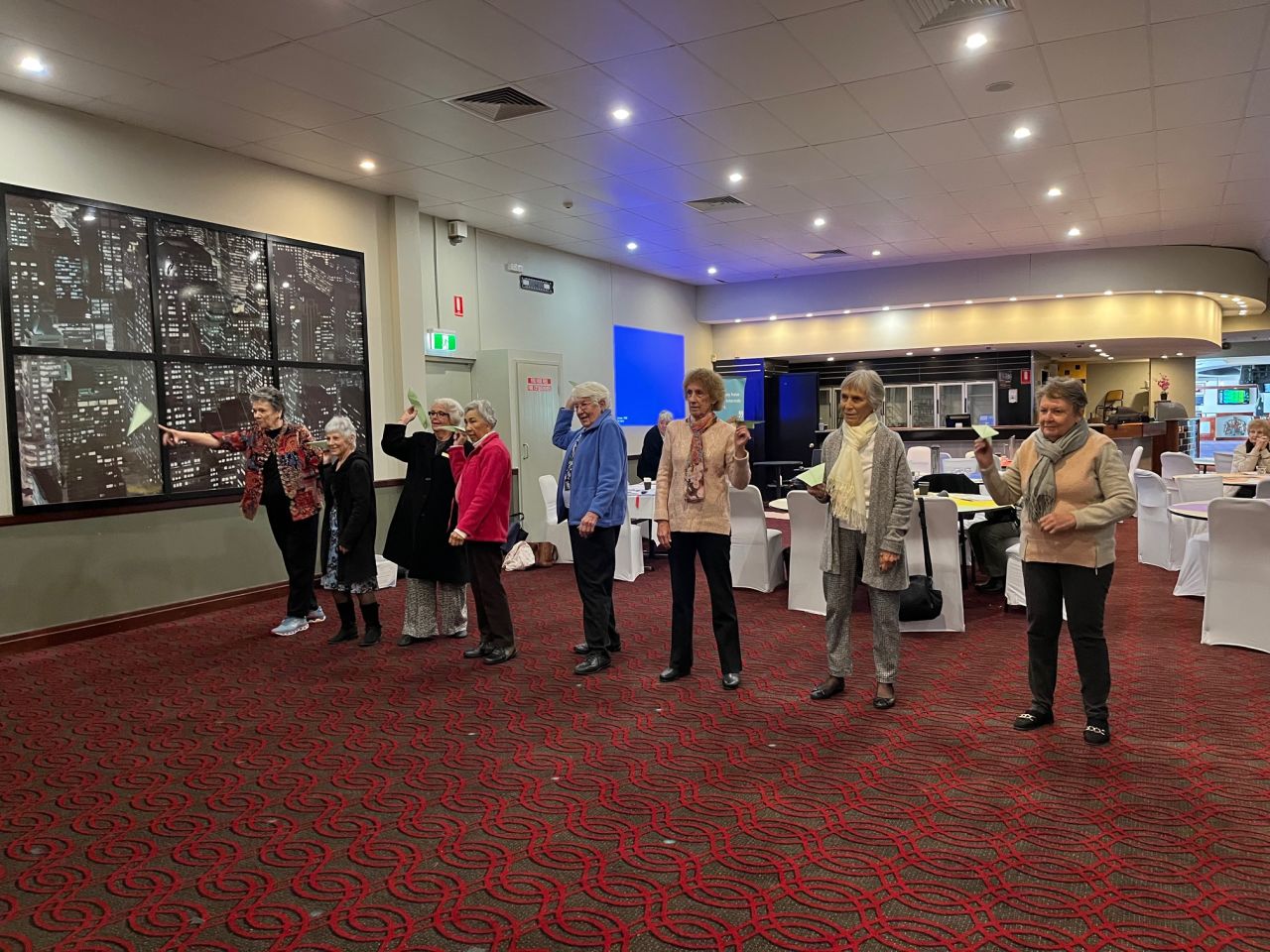 3rd annual Paper plane competition during June 2025 meeting