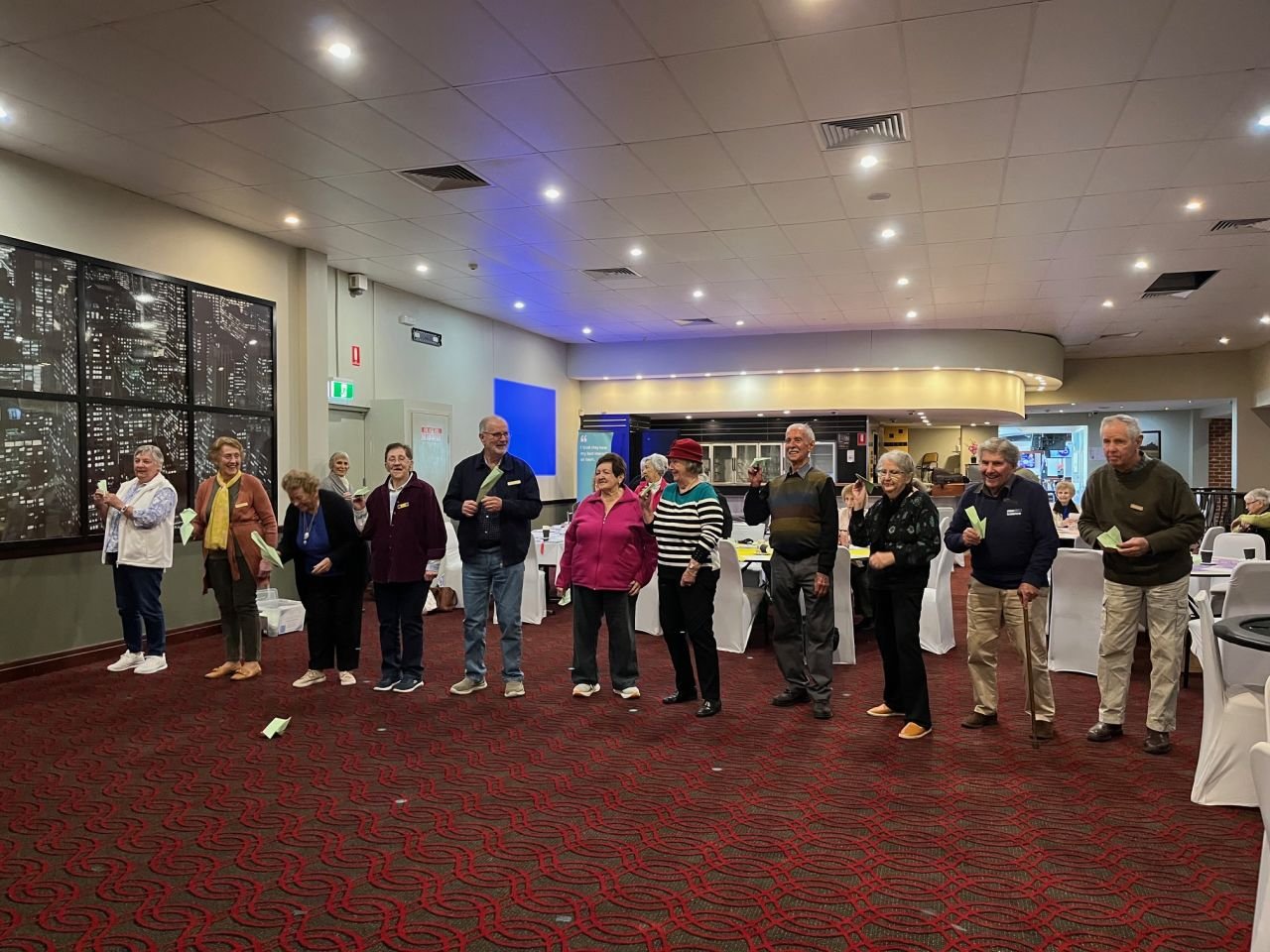 3rd annual Paper plane competition during June 2025 meeting