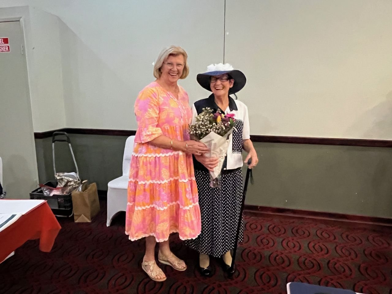 Melbourne Cup fashion winner, Robyn, during our 2025 November meeting