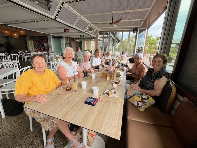 Members enjoyed a day outing in October 2025 to view the Jacaranda trees in bloom at New Farm Park before enjoying morning tea at the Powerhouse Cafe