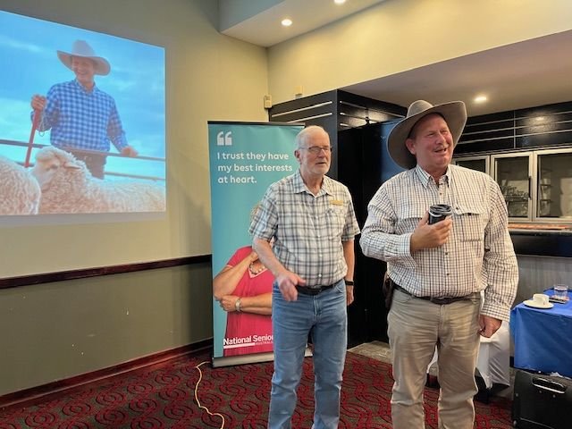 October 2025 branch meeting guest speaker, Richard Kinnon from Outback Pioneers