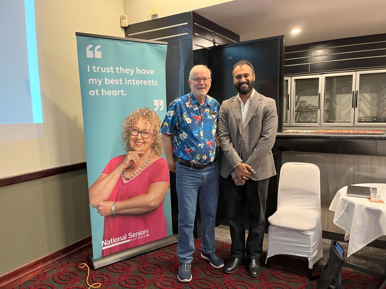 September 2025 guest speaker Sam Regi from Talking Stories