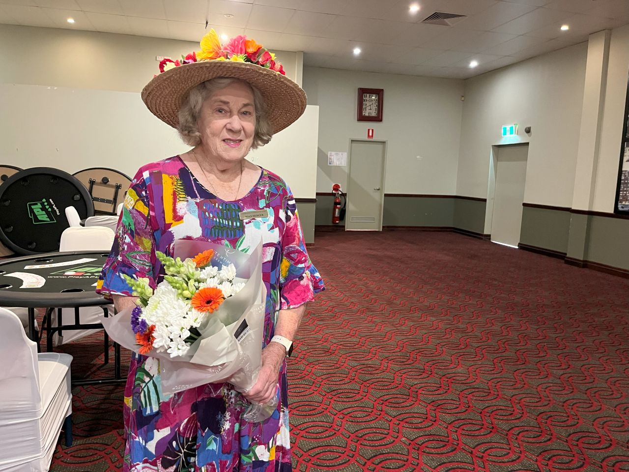Congratulations to member, Joan, judged the winner of our spring time fun during the September 2025 meeting