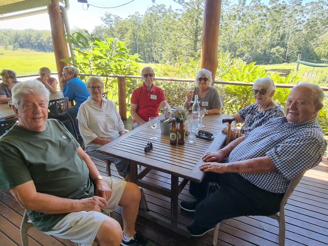 A brief stop at Kempsey's monthly market followed by a drive to the Buffalo Farm where you can experience hand crafted gourmet dairy products made from buffalo milk, made right here on the farm. Food was very good. Good time was had by all 5/4/25