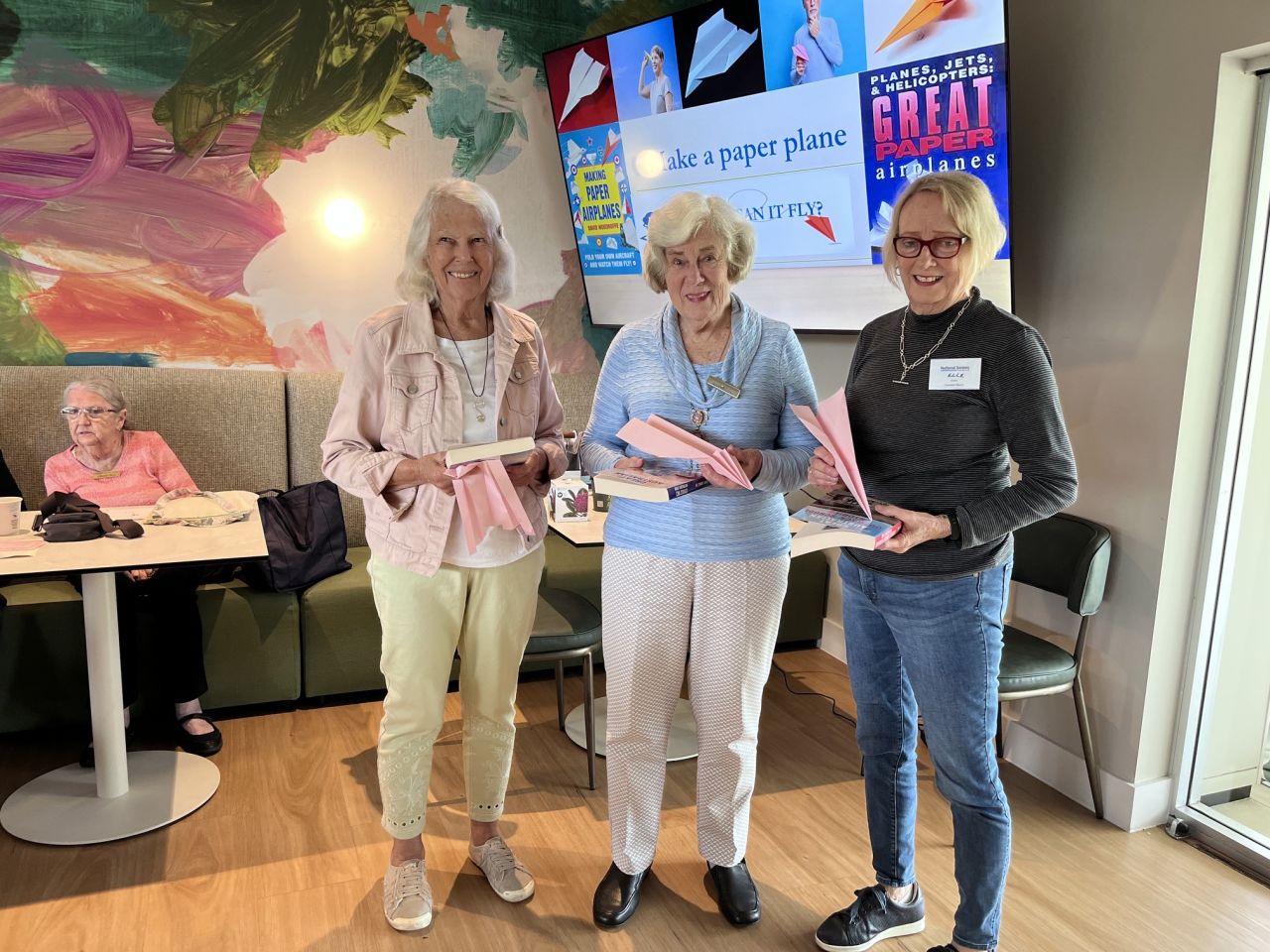 Winners of the 5th annual Paper Plane making competition during June 2026 meeting