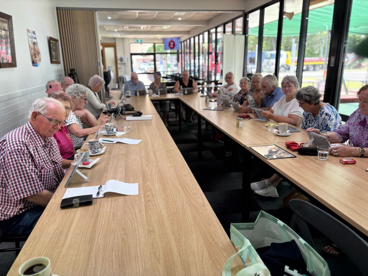 Week Three of Digital Skills Workshops.
It's fantastic to see so many participants here today.
Our wonderful facilitator, Robbie Tedge is keeping the course light and relaxed. It's easy to learn new things under these conditions. 25/3/2026