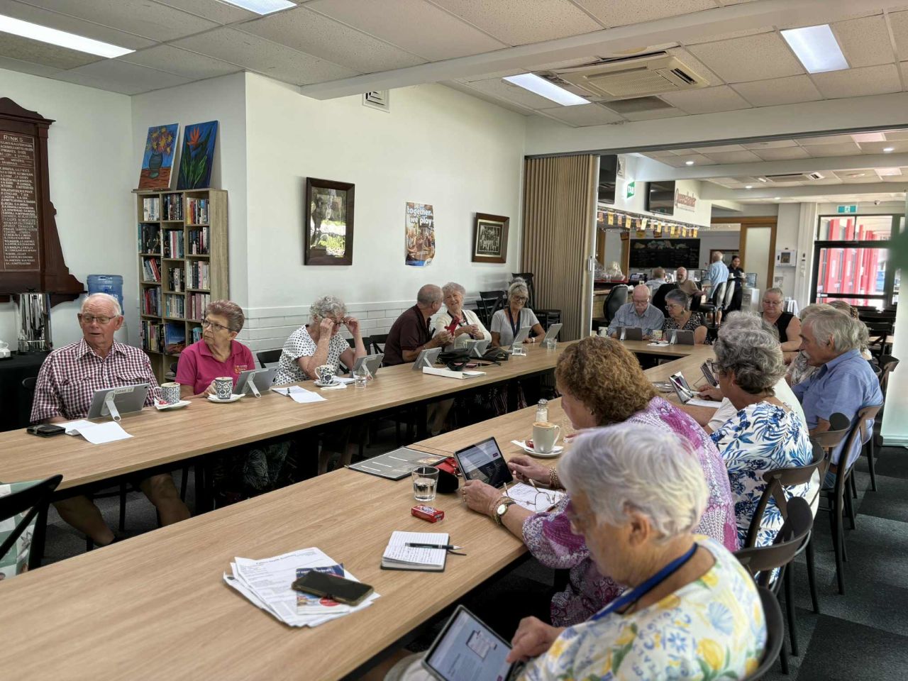 Week Three of Digital Skills Workshops.
It's fantastic to see so many participants here today.
Our wonderful facilitator, Robbie Tedge is keeping the course light and relaxed. It's easy to learn new things under these conditions. 25/3/2026