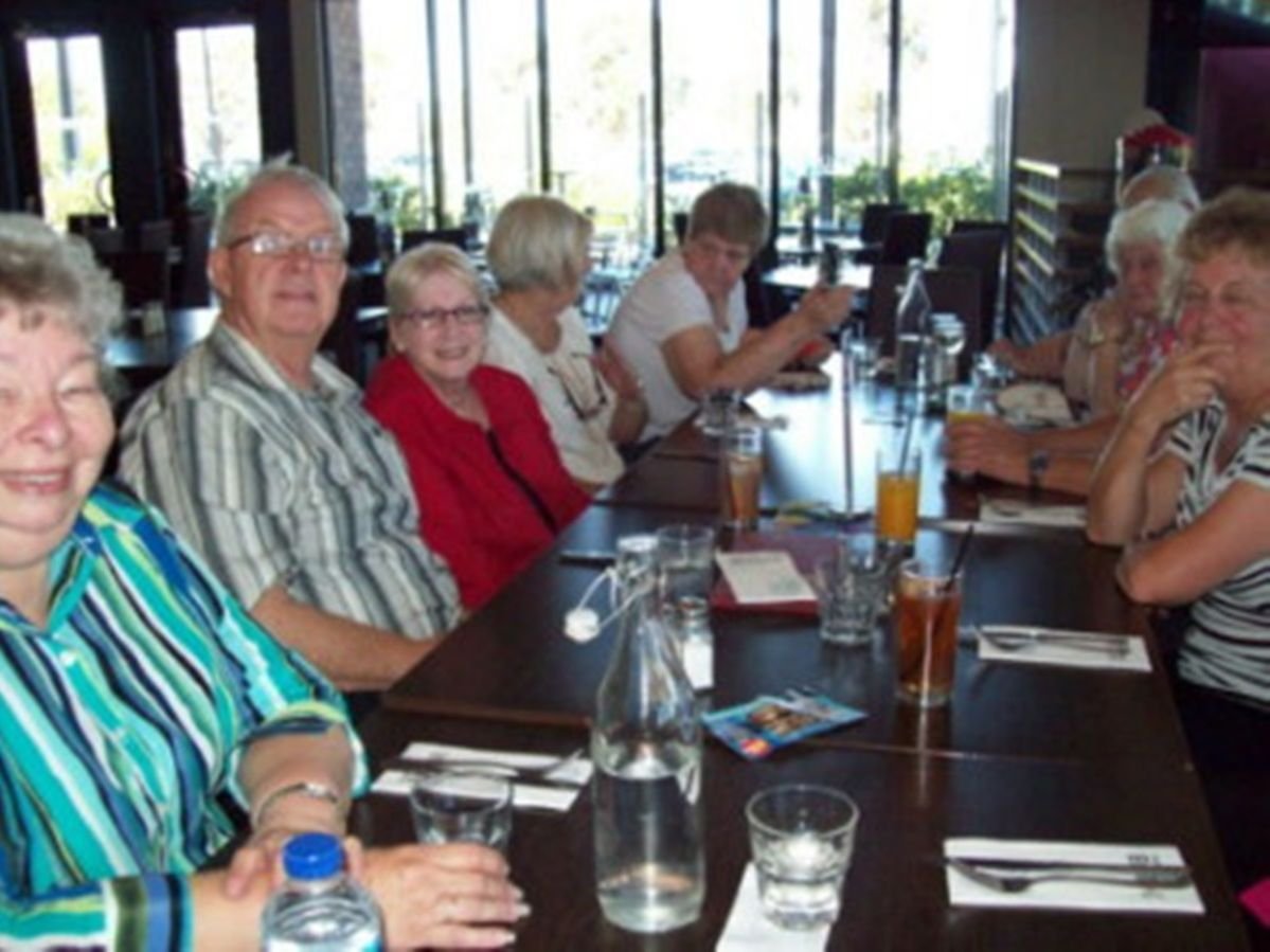 Waiting for Lunch before Branch Meeting