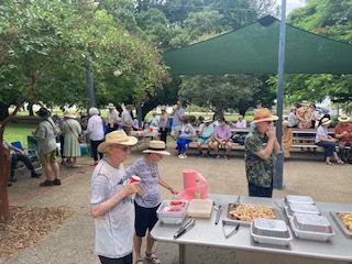 BBQ Brunch in New Farm Park 21st January 2026.
Happy New Year!

Chefs extraordinaire cooking up a storm!