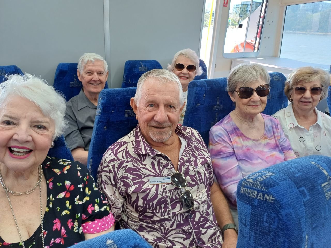 October 2025.
Celebrating Seniors Month
Next, on the agenda, we enjoyed a lovely City-Cat ride on the beautiful Brisbane River.