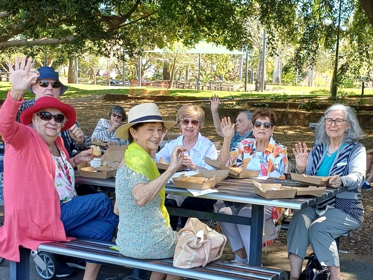 October 2025.
Celebrating Seniors Month.
Our celebration was catered by 'Say Cheese' who provided us with a most delicious boxed lunch.