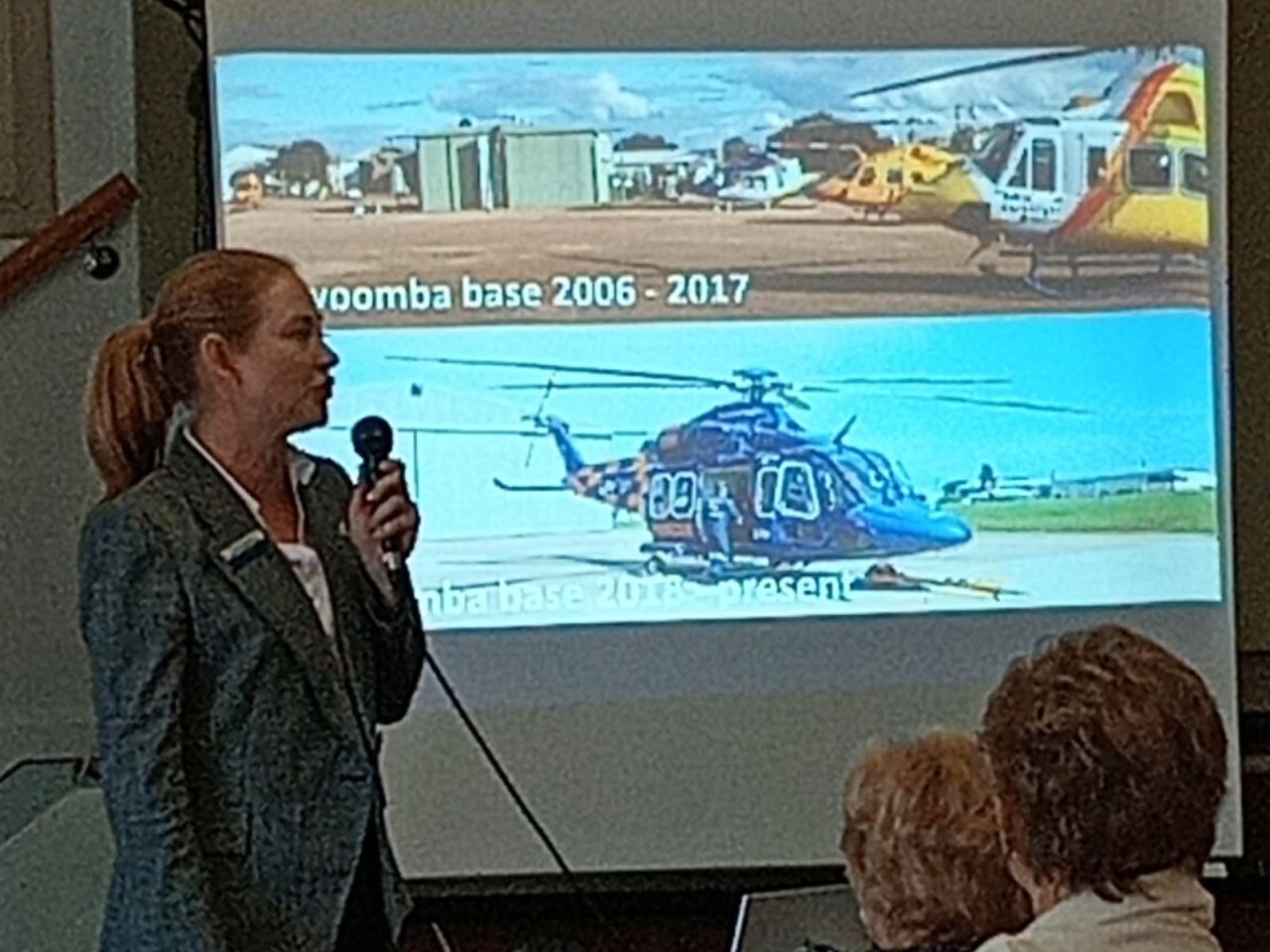 Guest speaker Kate Anderson from Life Flight