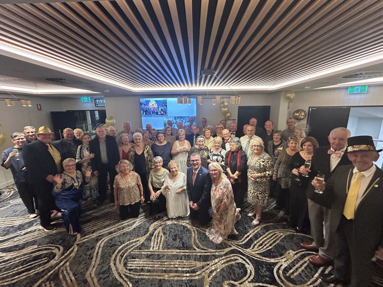 What an amazing night we had at the NSA 50th Golden Anniv dinner. With Chris and Leigh Grice and 55 NS members. We had a ball, dancing, eating, chatting, everyone was smiling and having a good time. 6/5/26