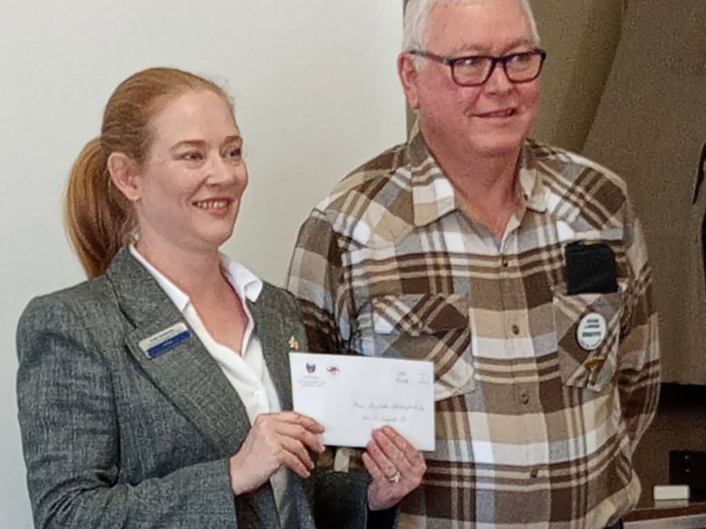 Our Branch donated $2000 to LIfe Flight