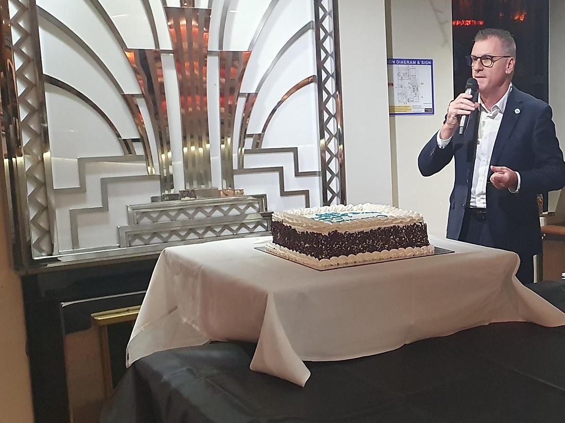 Our CEO saying a few words at our 35th Anniversary Celebration Meeting on 5th March 2025.
Always a popular guest.