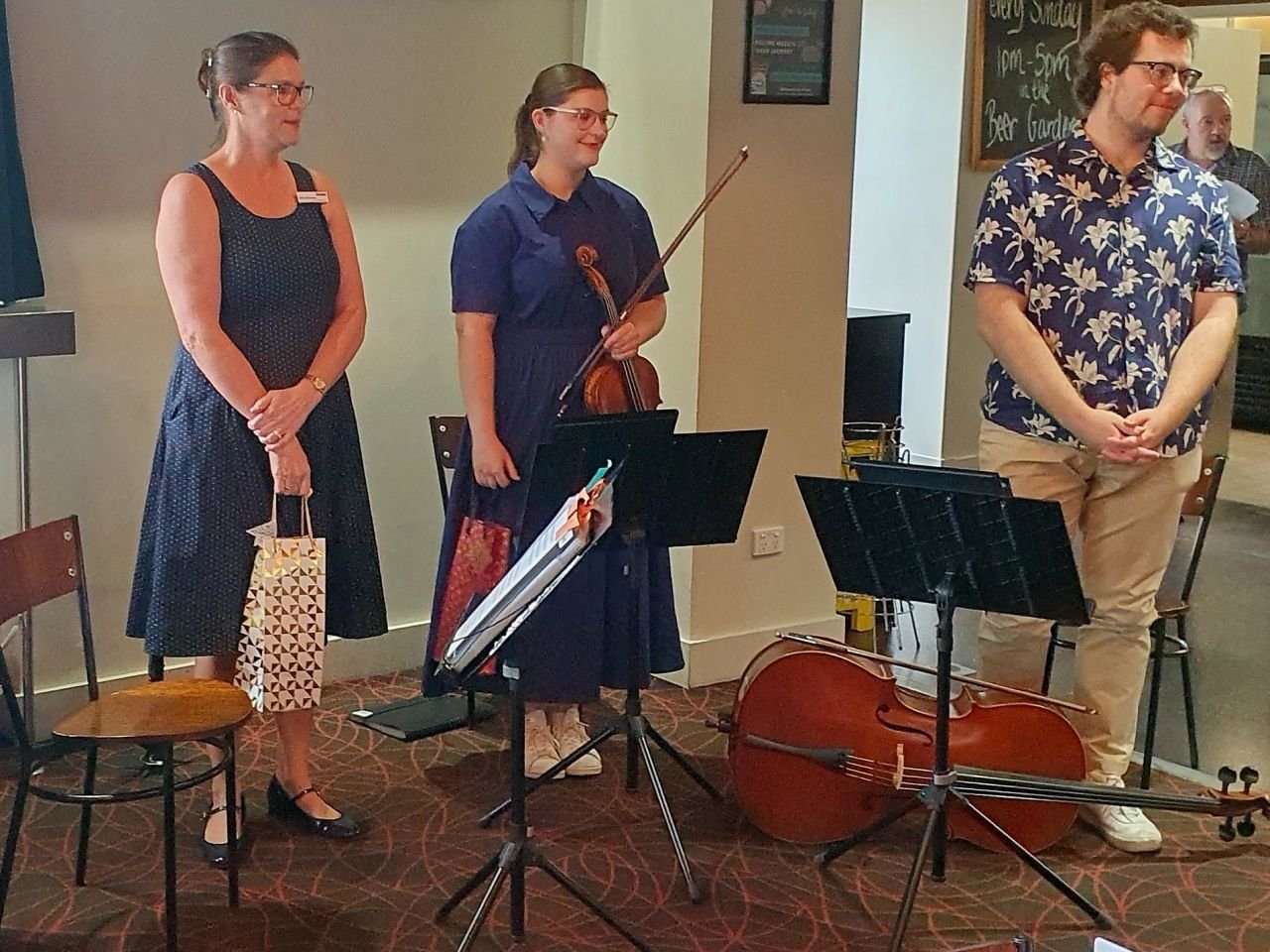 The Argyle Trio taking a very well deserved bow. Congratulations on your wonderful performance!
GM March 2025.