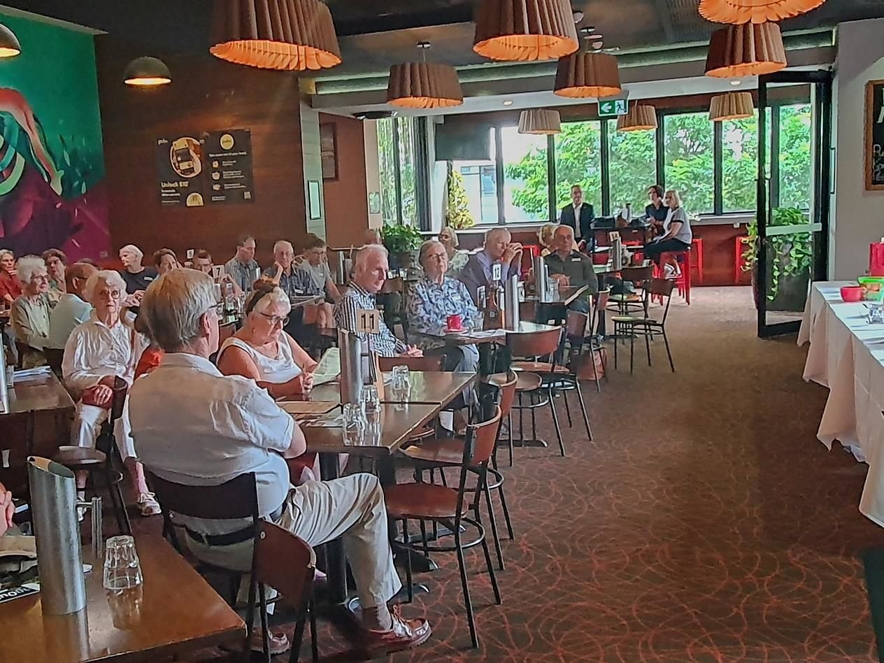 A full house, including guests, our CEO Chris Grice, and colleagues Anna Townend and Anne Robertson.
GM March 2025.