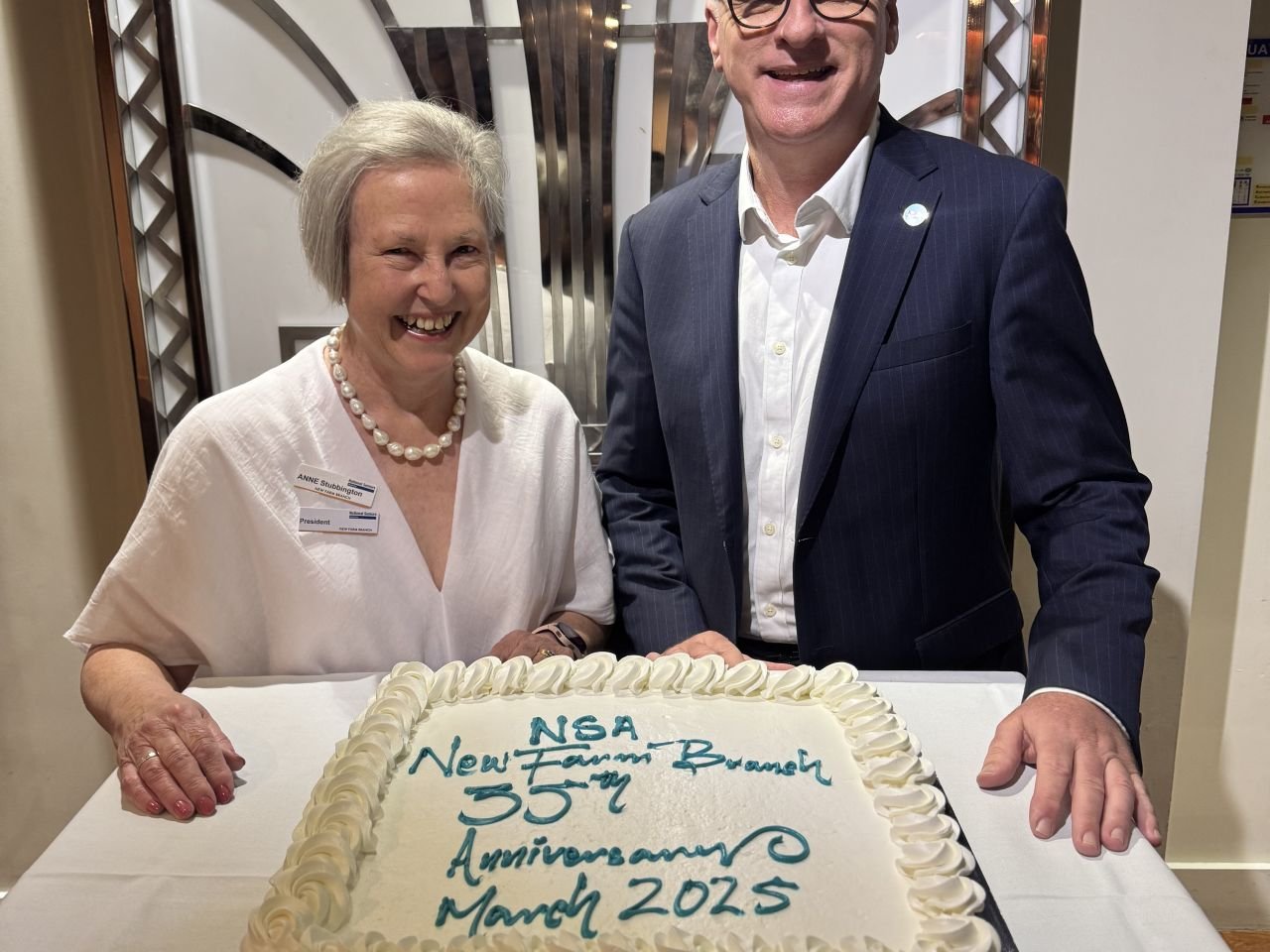 Enjoying a joke before we cut the cake!
GM March 2025