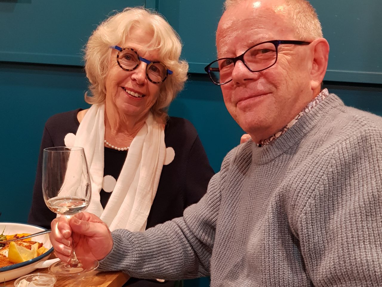 Enjoying our August 2022 dinner at Pirahna, New Farm Fish Caf. A warm welcome, wonderful food and happy patrons.
Photo: Courtesy Francesca.