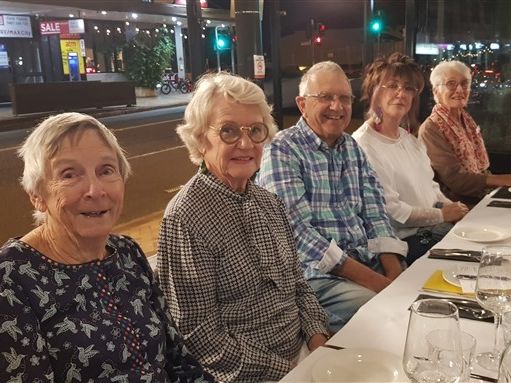 October 2023 Dinner at Leonardo Pizzeria & Bar. A goodly crowd and delicious food. Everyone happy!
Photos: Courtesy Francesca.
Dinner: Organised by Francesca.