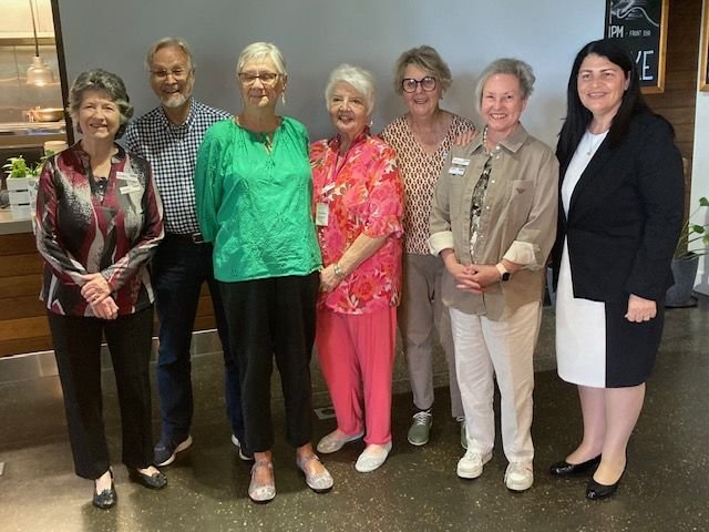 Our Annual General Meeting, September 2024.
Grace Grace with our New Farm Branch Committee 2024-25.