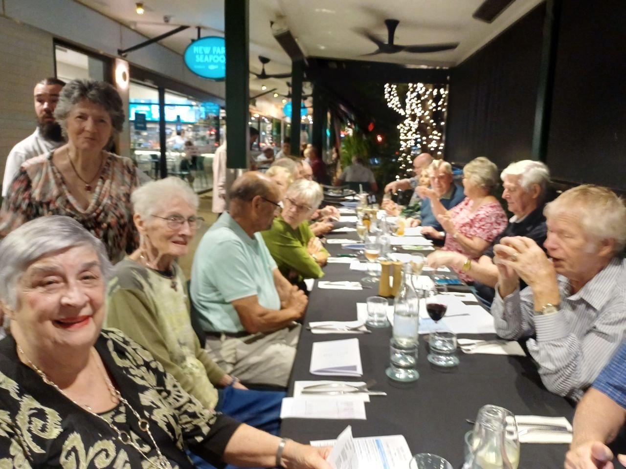 April 2025. Dinner at the Village Seafood Restaurant.