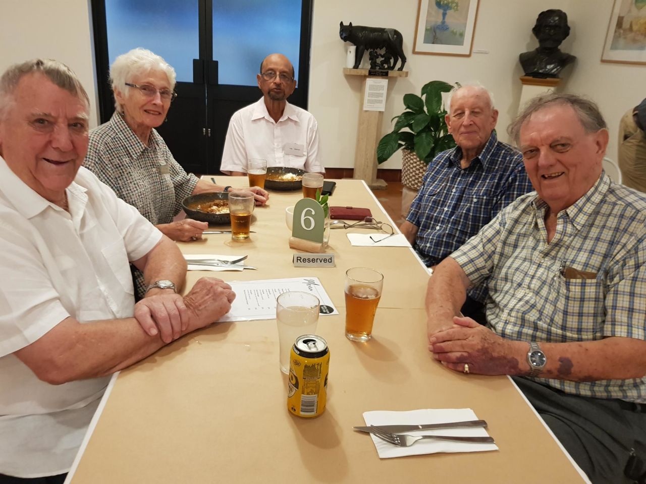 March Dinner 2023 at the New Farm Bistro, Gray St, New Farm.
A great evening in a new venue.