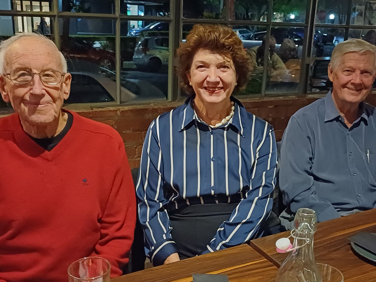 NFB Dinner July 2024.
Keeping warm on a very cold evening at Common Vice. Good company and good food made a difference!