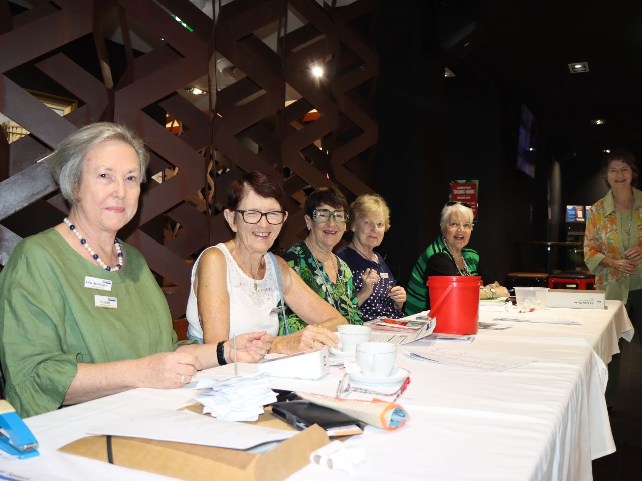 Our 'welcome' team - getting ready for a busy morning at the Brunswick.
2021.