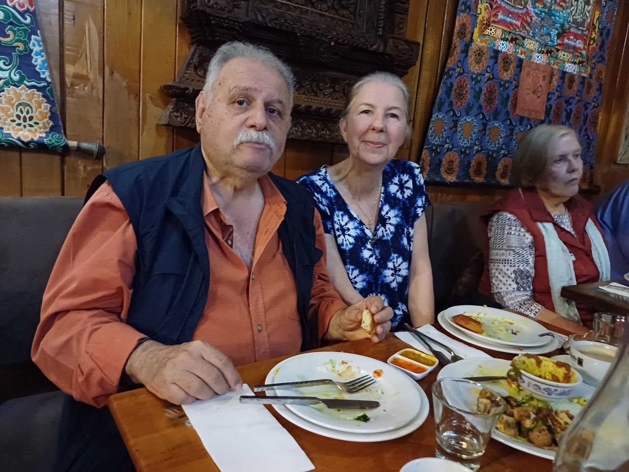 Our September Dinner at the Himalayan Cafe, Brunswick Street.
Food for thought!