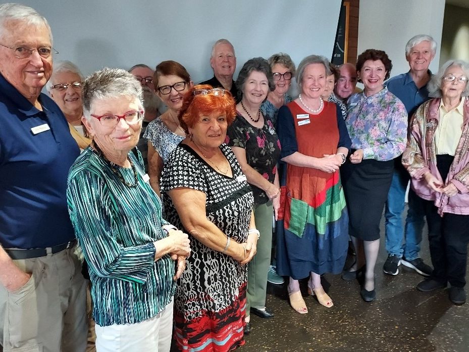 New Farm Branch AGM 2023.
The new Committee and volunteers with Vicki Howard.