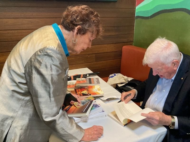 GM July 3rd 2024.
Our Guest Speaker, Everald Compton,signing copies for members who were queuing up to buy his books.