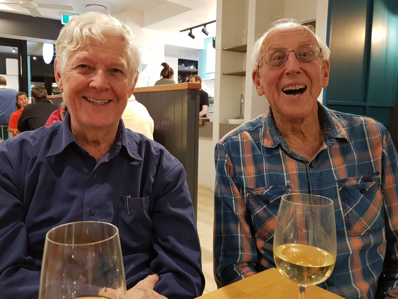 And a good time was had by all! At our August 2022 dinner at Pirahna Fish Caf, New Farm.
Photo: Courtesy Francesca.