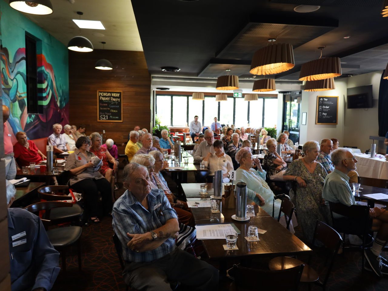 The Q&A Event at our General Meeting 5th April 2023 at The Brunswick.
A good audience .....