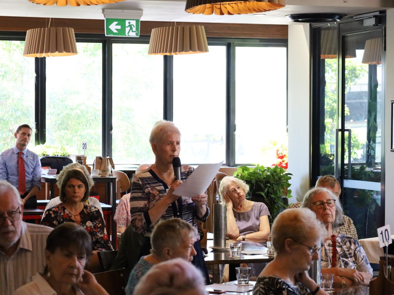 The Q&A Event at our General Meeting 5th April 2023 at The Brunswick.
And my question is to Grace ....