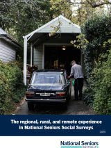 The regional, rural, and remote experience in National Seniors Social Surveys
