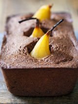 Chocolate pear loaf