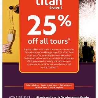 Save 25% on all 2024 and 2025 tours
