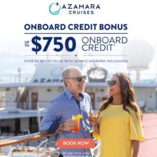 Azamara Onboard Credit Bonus