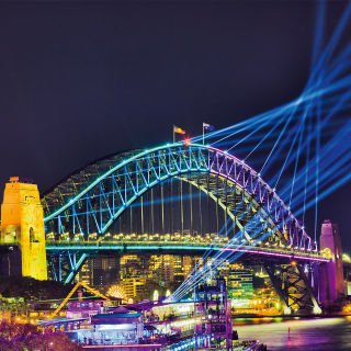 Sydney lights up