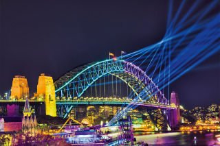 Sydney lights up