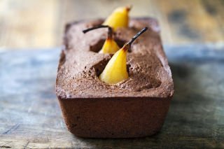 Chocolate pear loaf
