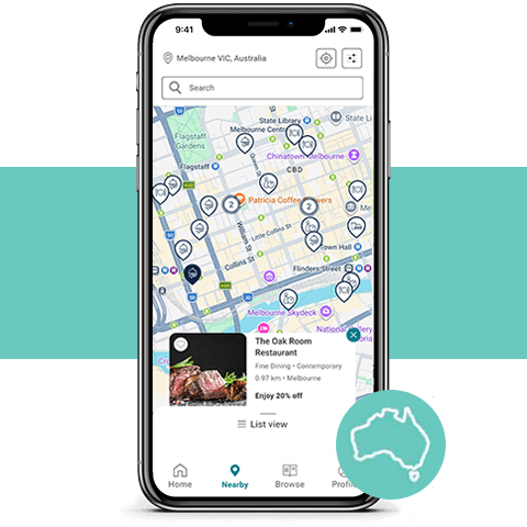 Easily find closeby offers