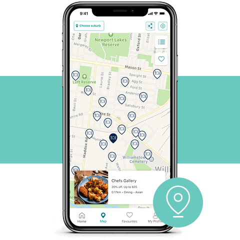 Easily find closeby offers