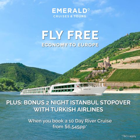 Emerald Cruises Fly Free 